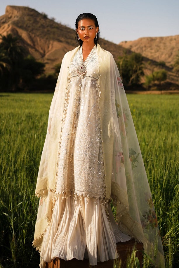 Sana Safinaz | Luxury Lawn Collection | 005A by Sana Safinaz - Designer Dress - Type: Ladies Clothes - Available at Libayah - 100% Original