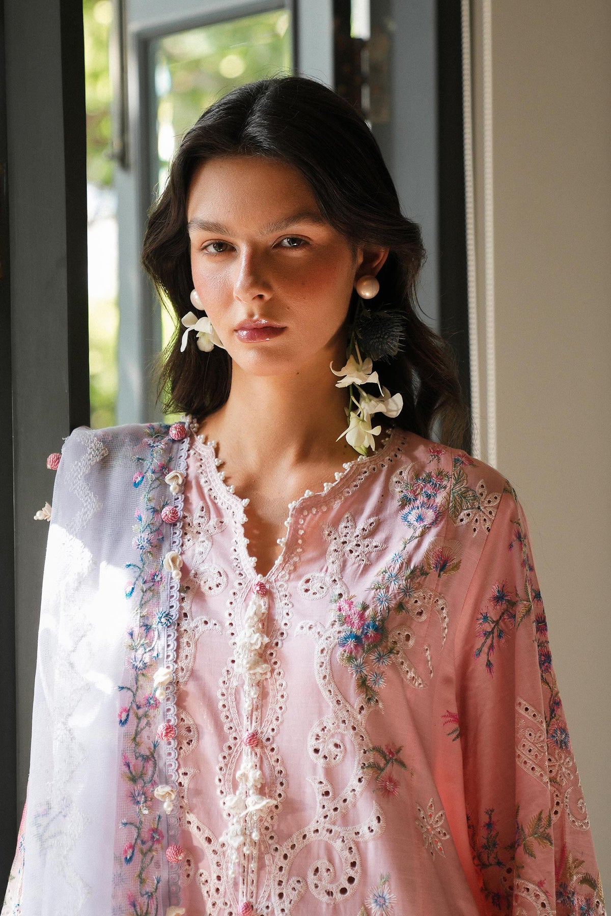 Sana Safinaz | Luxury Lawn 25 | L251-001B-3CT by Sana Safinaz - Designer Dress - Type: Ladies Clothes - Available at Libayah - 100% Original