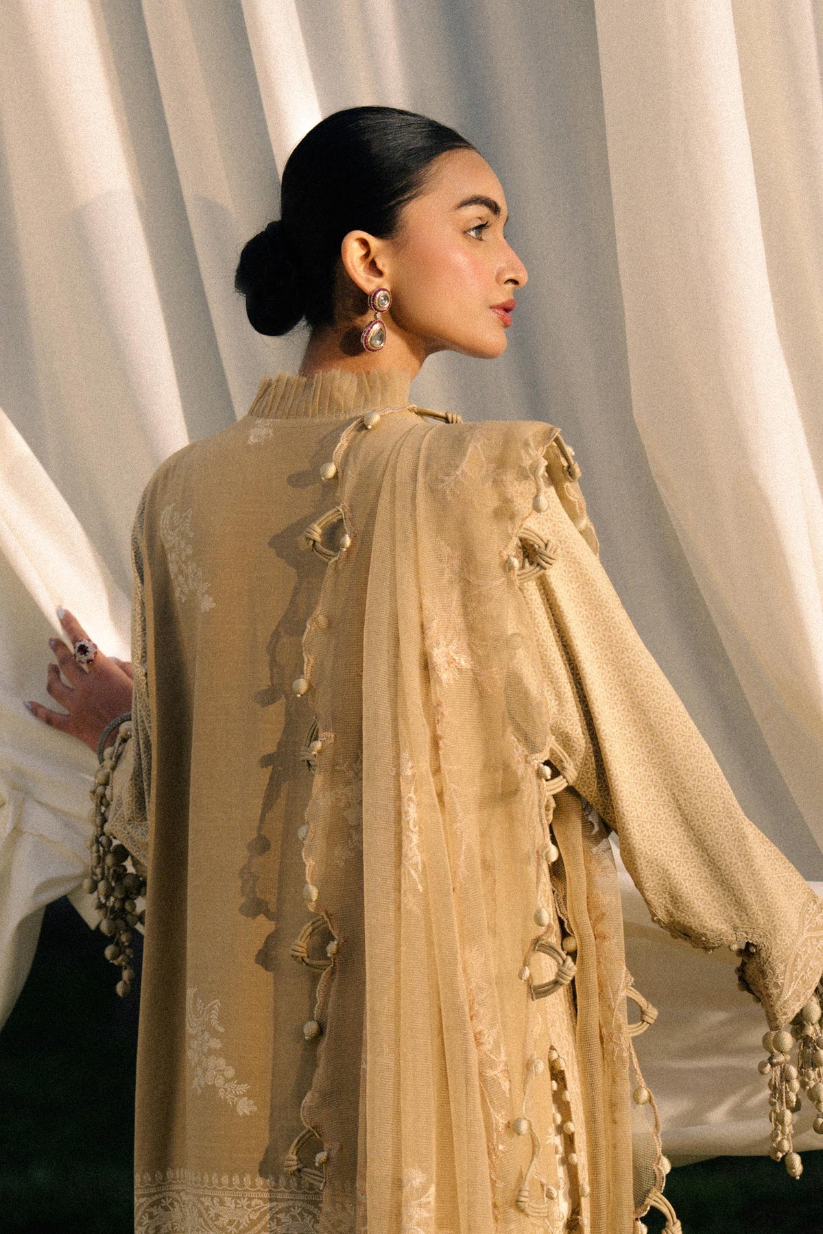 Sana Safinaz | Luxury Lawn 25 | L251-004A-3CT by Sana Safinaz - Designer Dress - Type: Ladies Clothes - Available at Libayah - 100% Original