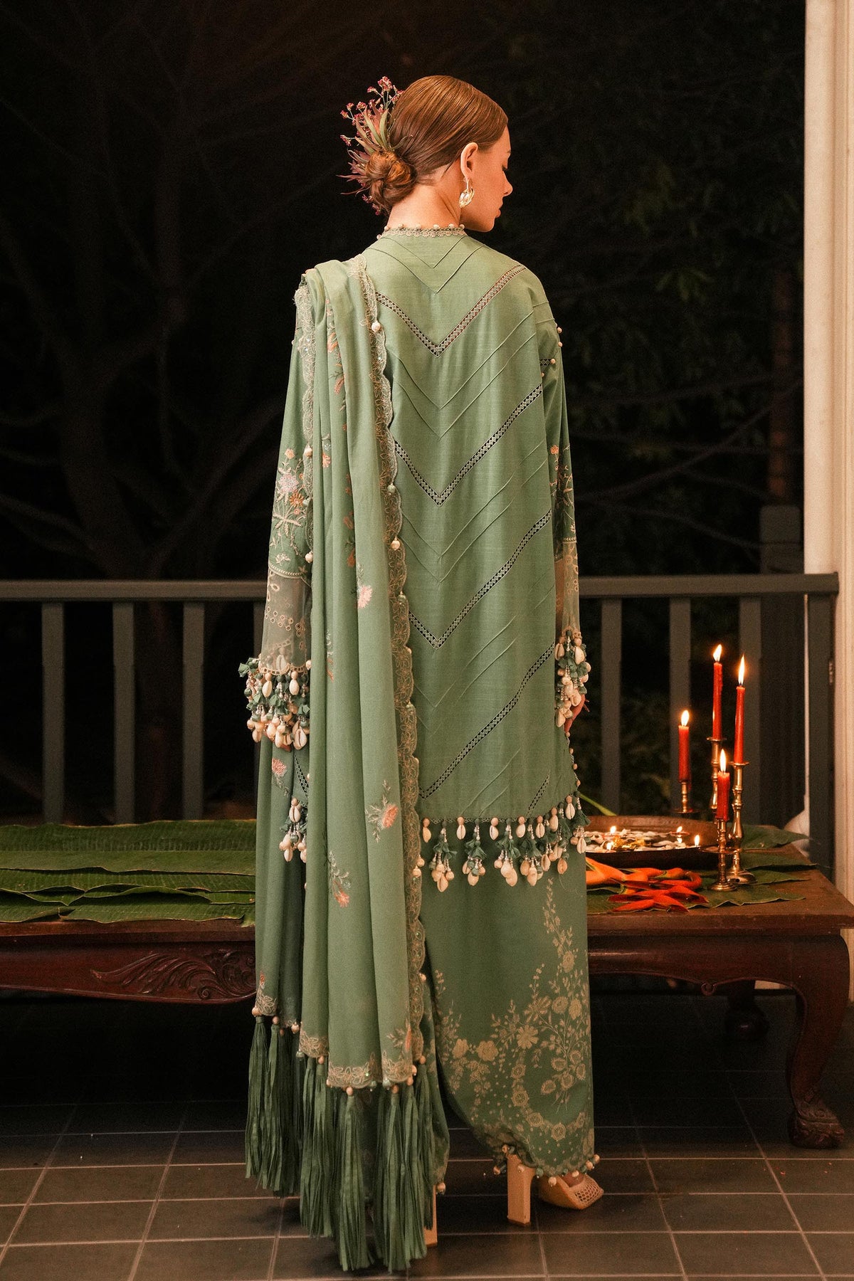 Sana Safinaz | Luxury Lawn 25 | L251-006B-3CH by Sana Safinaz - Designer Dress - Type: Ladies Clothes - Available at Libayah - 100% Original