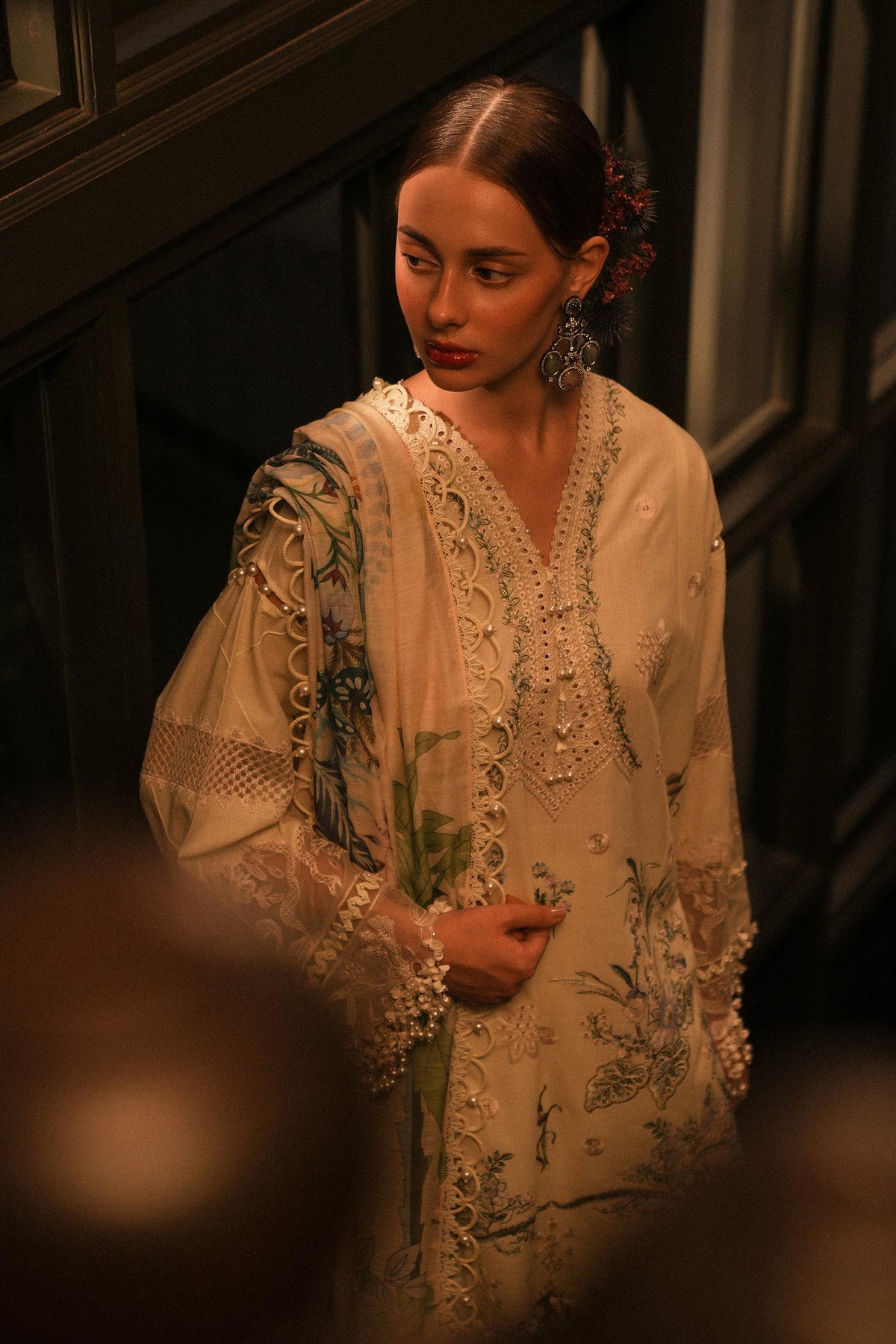 Sana Safinaz | Luxury Lawn 25 | L251-010A-3DI by Sana Safinaz - Designer Dress - Type: Ladies Clothes - Available at Libayah - 100% Original