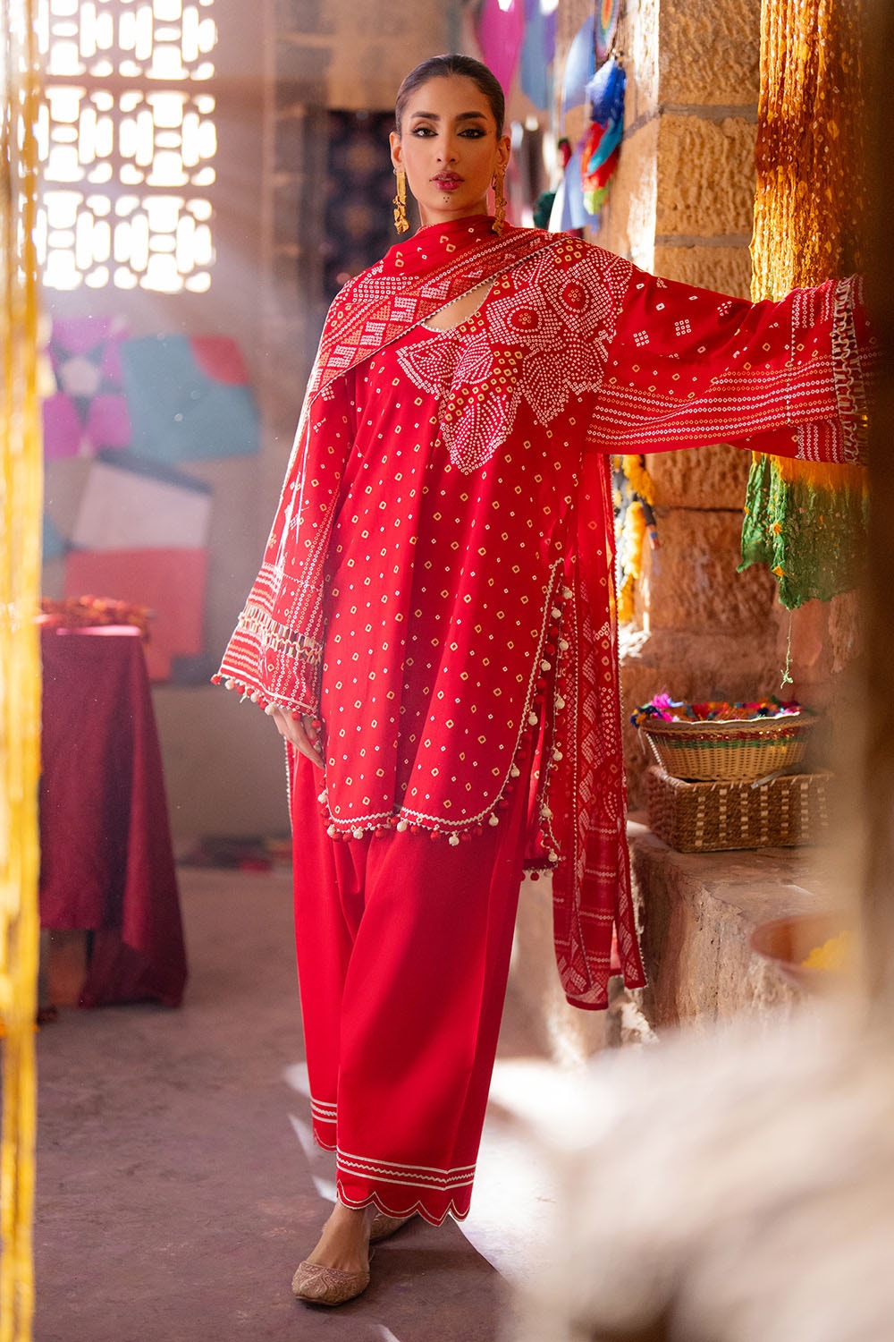 Gul Ahmed | Chunri Lawn 25 | CL-52176 A by Gul Ahmed - Designer Dress - Type: Ladies Clothes - Available at Libayah - 100% Original