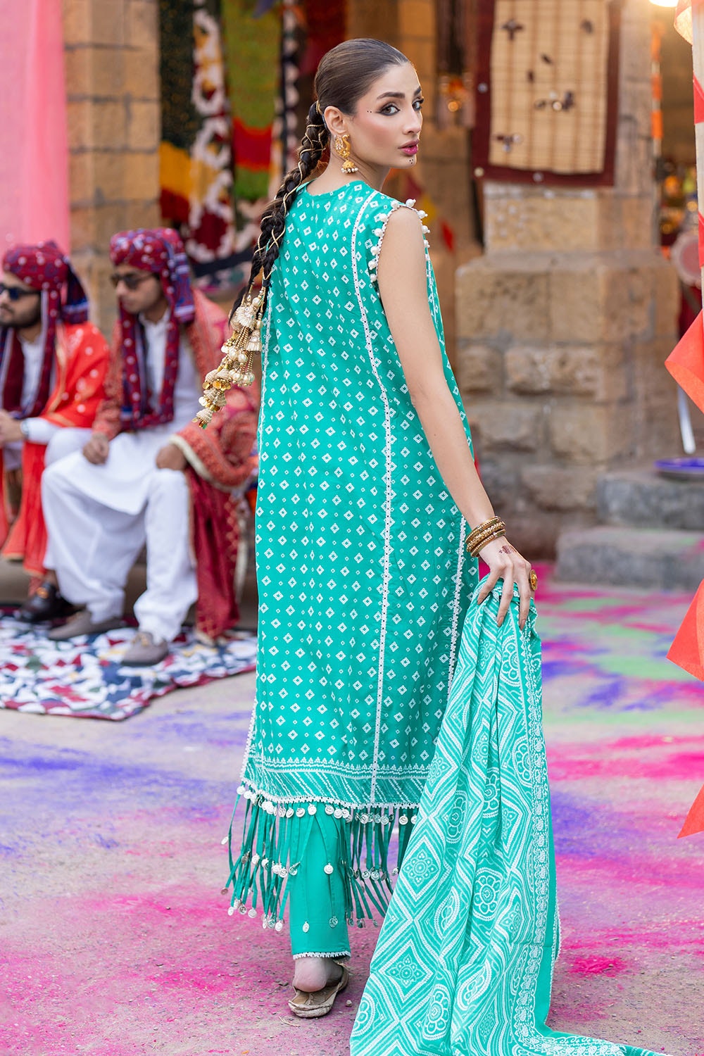 Gul Ahmed | Chunri Lawn 25 | CL-52178 A by Gul Ahmed - Designer Dress - Type: Ladies Clothes - Available at Libayah - 100% Original