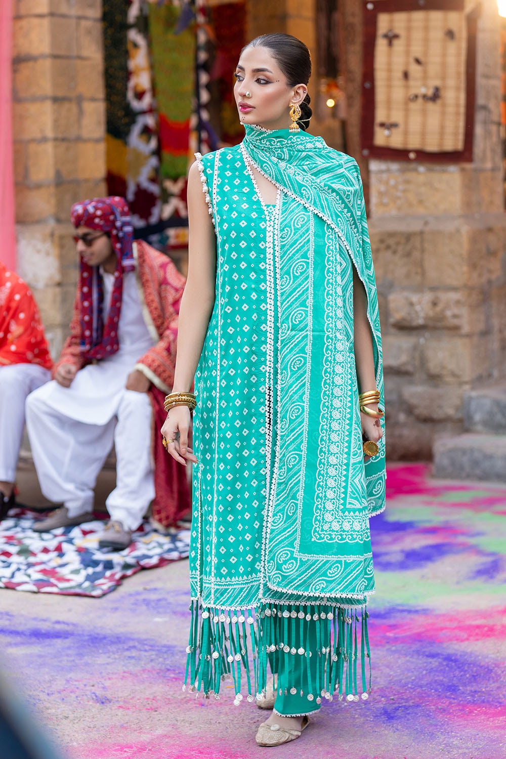 Gul Ahmed | Chunri Lawn 25 | CL-52178 A by Gul Ahmed - Designer Dress - Type: Ladies Clothes - Available at Libayah - 100% Original