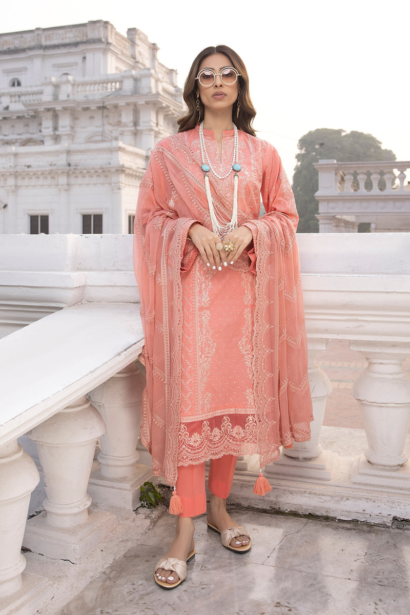 LSM | Spring Embroidered 24 | A-3 by LSM - Designer Dress - Type: Ladies Clothes - Available at Libayah - 100% Original