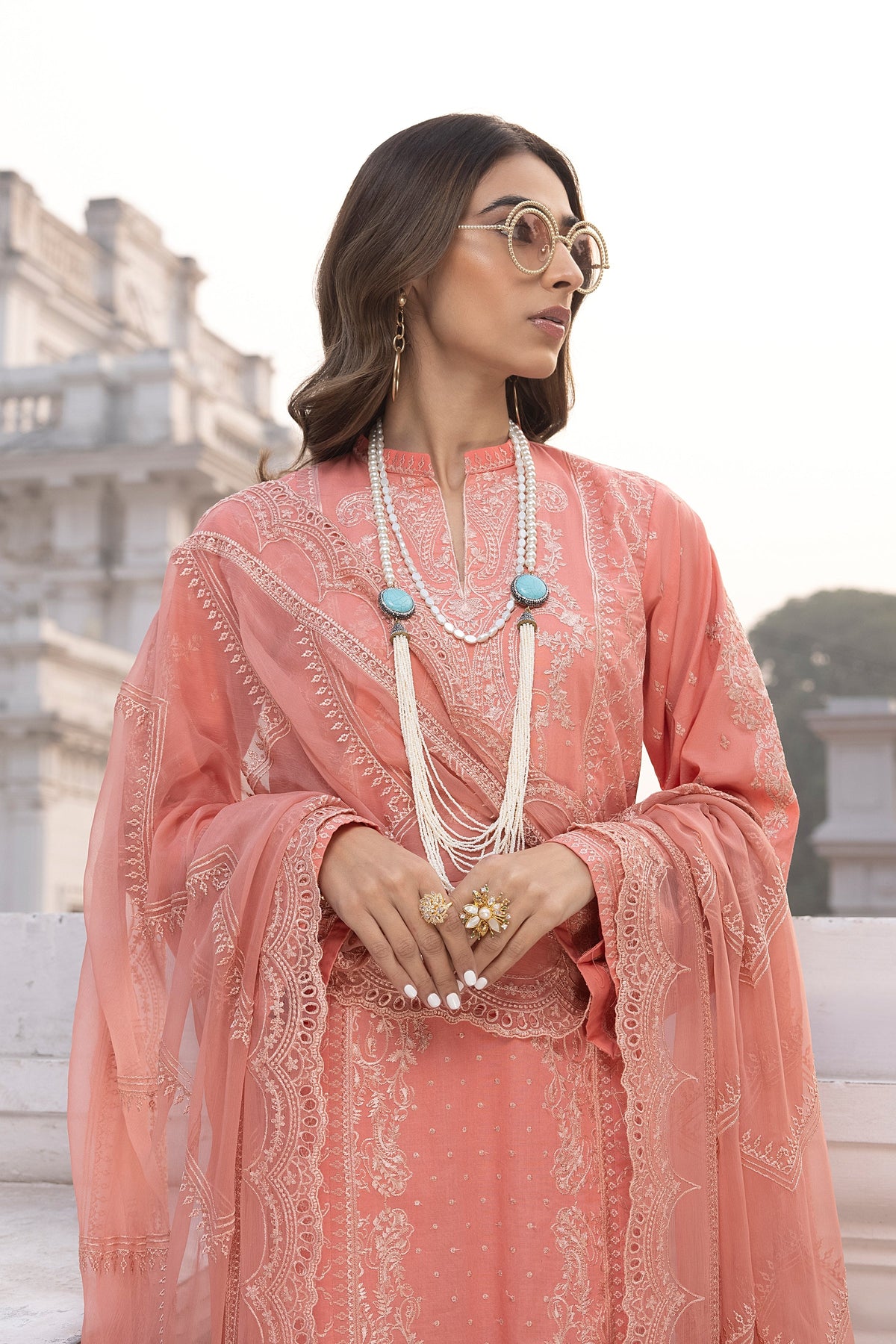 LSM | Spring Embroidered 24 | A-3 by LSM - Designer Dress - Type: Ladies Clothes - Available at Libayah - 100% Original