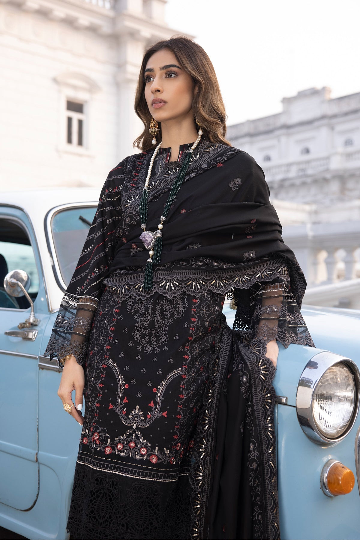LSM | Spring Embroidered 24 | A-12 by LSM - Designer Dress - Type: Ladies Clothes - Available at Libayah - 100% Original