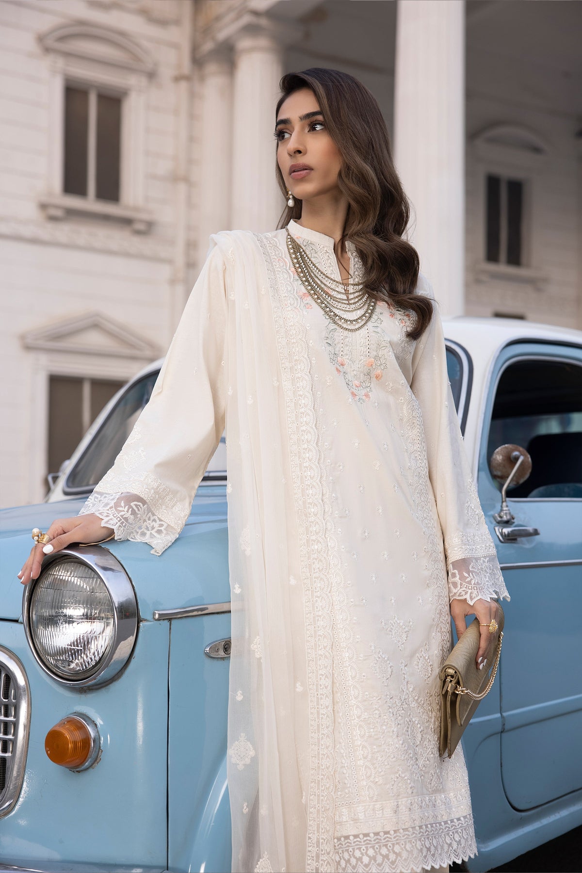 LSM | Spring Embroidered 24 | A-11 by LSM - Designer Dress - Type: Ladies Clothes - Available at Libayah - 100% Original