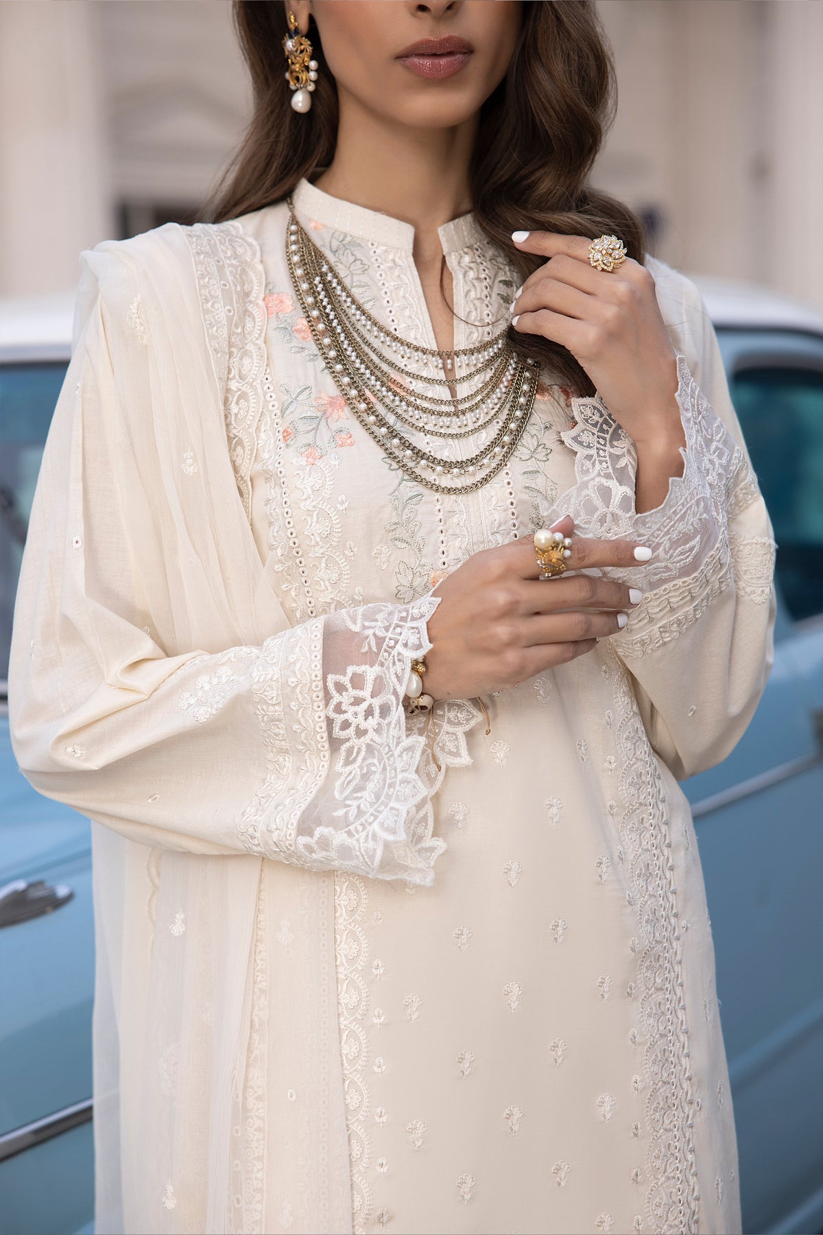 LSM | Spring Embroidered 24 | A-11 by LSM - Designer Dress - Type: Ladies Clothes - Available at Libayah - 100% Original