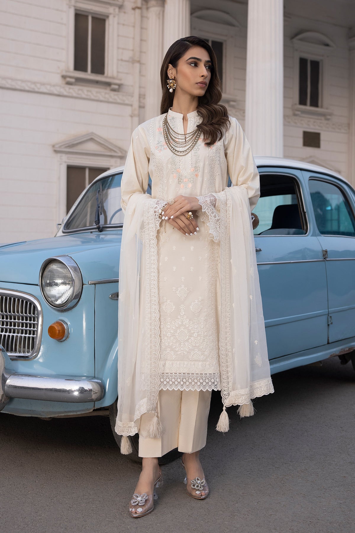 LSM | Spring Embroidered 24 | A-11 by LSM - Designer Dress - Type: Ladies Clothes - Available at Libayah - 100% Original