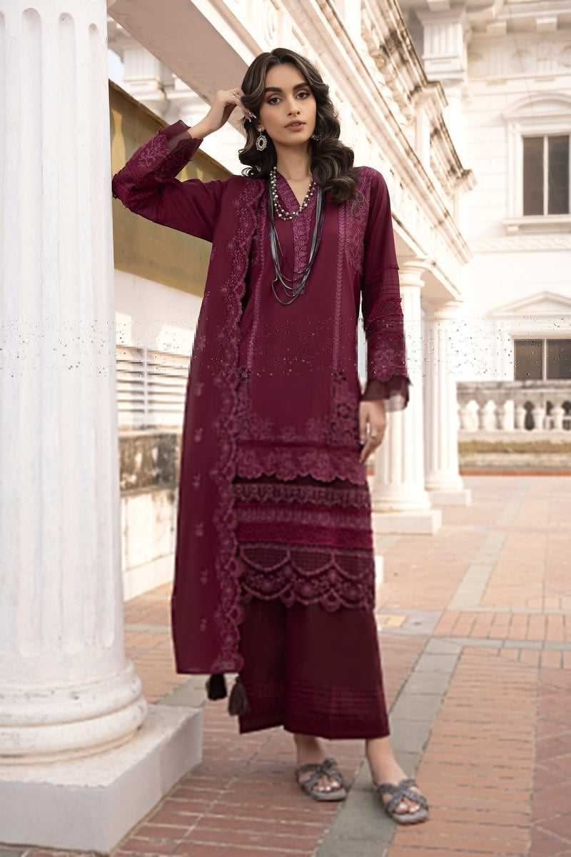 LSM | Spring Embroidered 24 | A-9 by LSM - Designer Dress - Type: Ladies Clothes - Available at Libayah - 100% Original