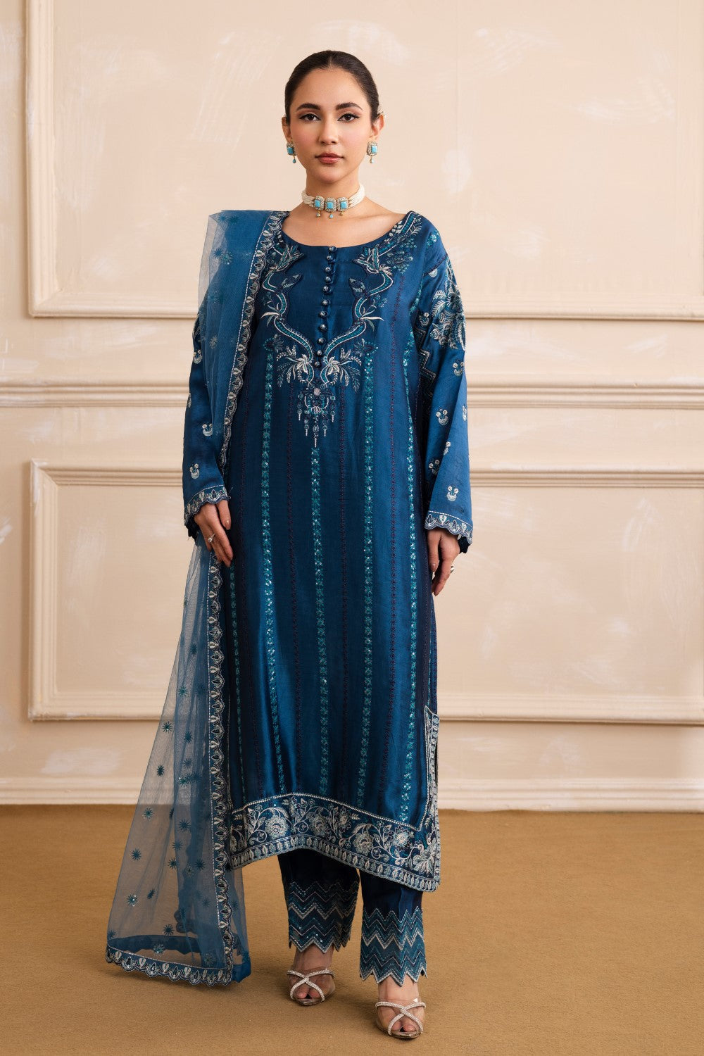 Maryum N Maria | Izara Formals | LAMIS - MW40038 by Maryum N Maria - Designer Dress - Type: Ladies Clothes - Available at Libayah - 100% Original