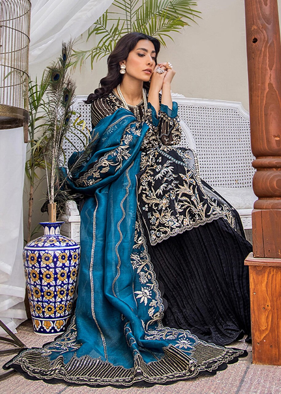 Fozia Khalid | Dilkash Festive Wear 25 | Belle Espoir by Fozia Khalid - Designer Dress  - Type : Ladies Clothes - Available at Libayah - 100% Original 
