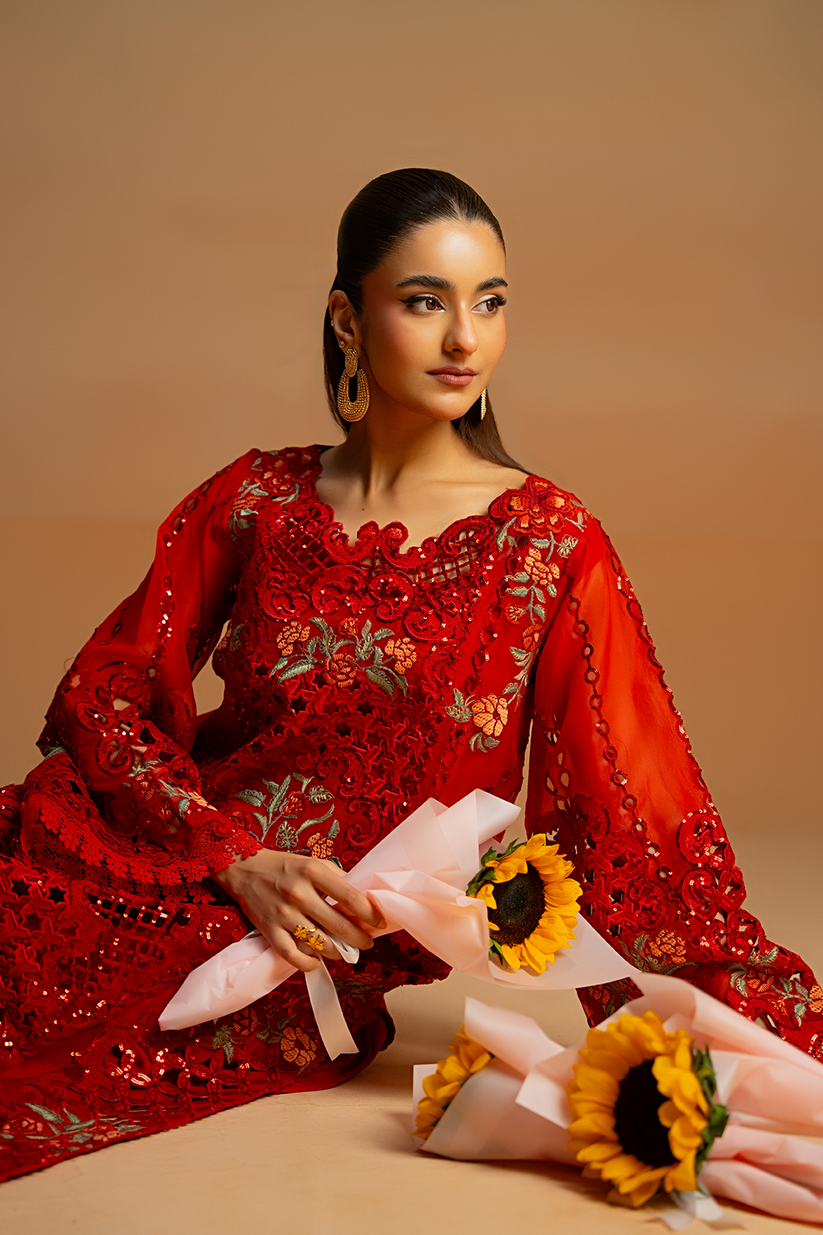 Saad Shaikh | Cutwork 26 | Lavinia by Saad Shaikh - Designer Dress  - Type : Ladies Clothes - Available at Libayah - 100% Original 
