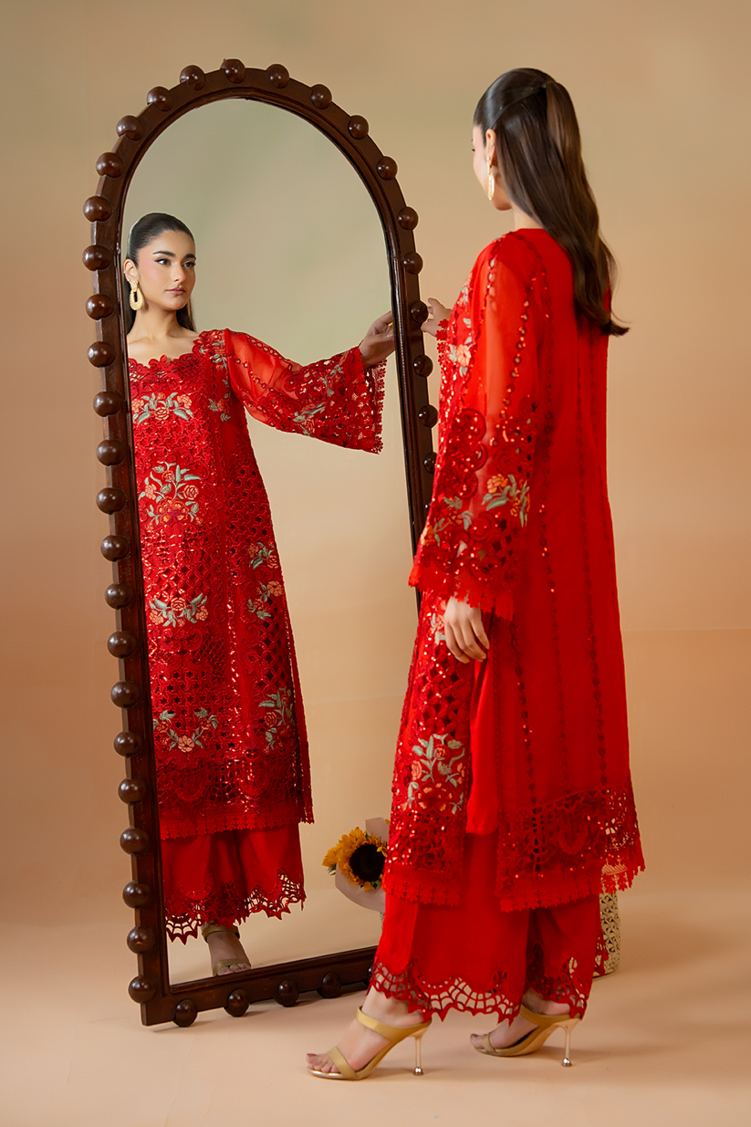Saad Shaikh | Cutwork 26 | Lavinia by Saad Shaikh - Designer Dress  - Type : Ladies Clothes - Available at Libayah - 100% Original 