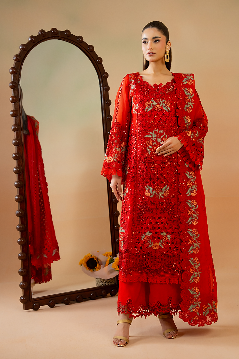 Saad Shaikh | Cutwork 26 | Lavinia by Saad Shaikh - Designer Dress  - Type : Ladies Clothes - Available at Libayah - 100% Original 