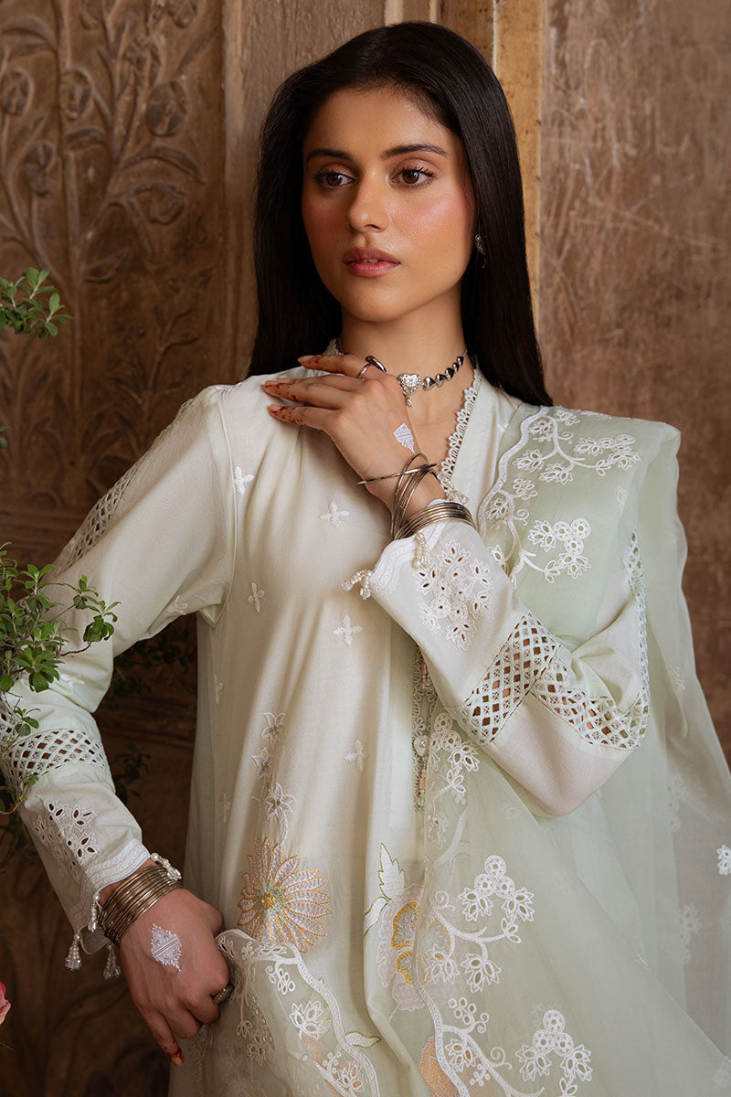 Cross Stitch | Eid Lawn Edit 25 | AQUA SERENITY by Cross Stitch - Designer Dress - Type: Ladies Clothes - Available at Libayah - 100% Original