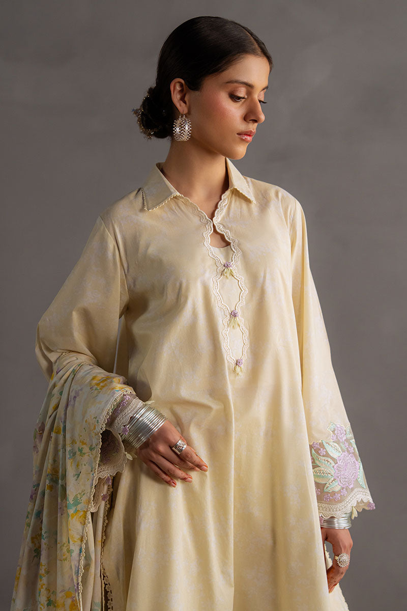 Cross Stitch | Eid Lawn Edit 25 | SUNSHINE GLOW by Cross Stitch - Designer Dress - Type: Ladies Clothes - Available at Libayah - 100% Original