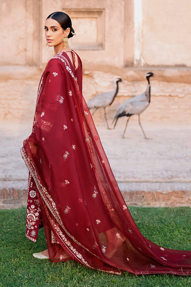Cross Stitch | Eid Lawn Edit 25 | ROUGE ZEST by Cross Stitch - Designer Dress - Type: Ladies Clothes - Available at Libayah - 100% Original