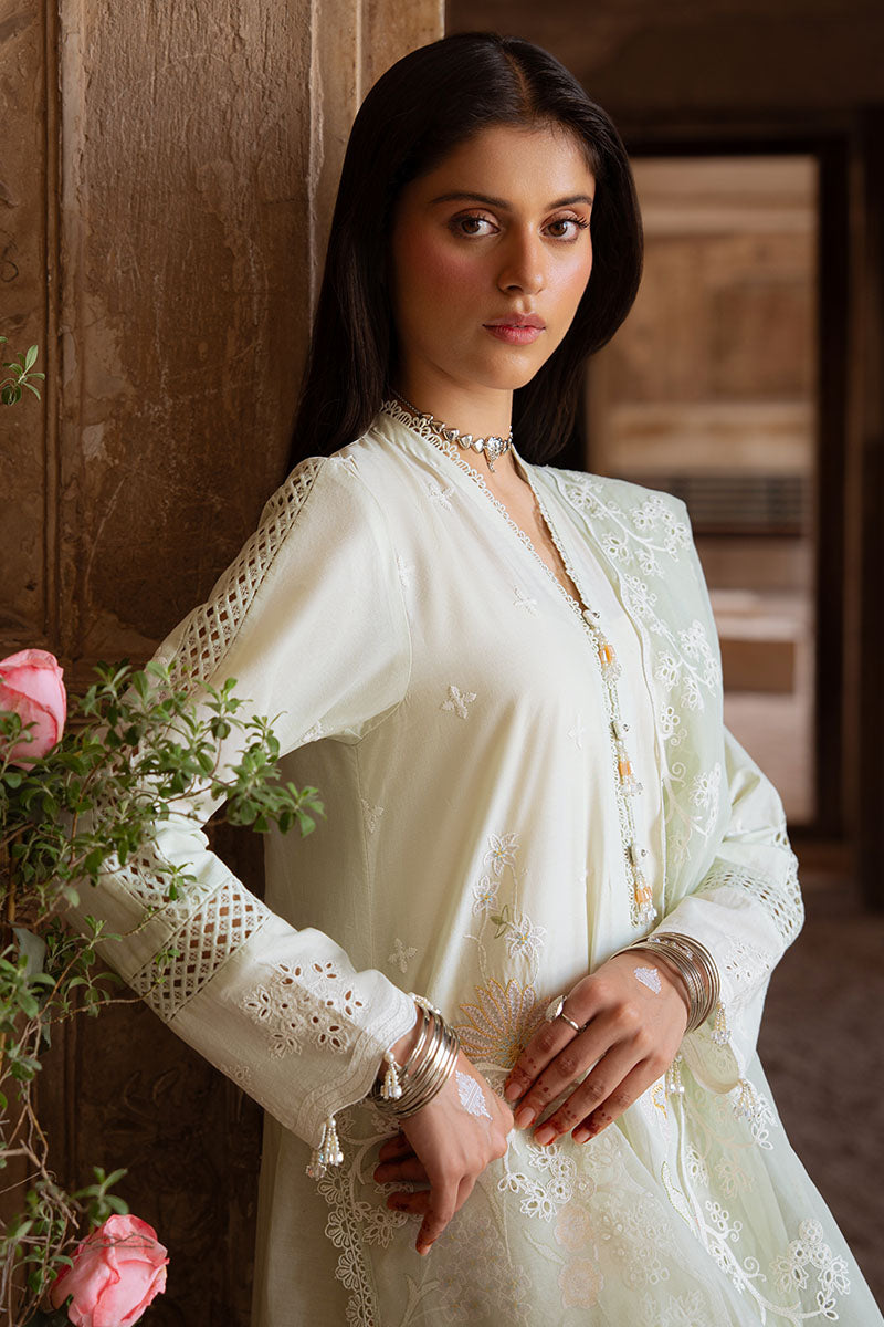 Cross Stitch | Eid Lawn Edit 25 | AQUA SERENITY by Cross Stitch - Designer Dress - Type: Ladies Clothes - Available at Libayah - 100% Original