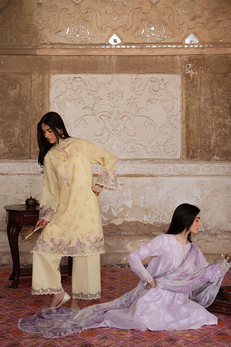 Cross Stitch | Eid Lawn Edit 25 | LAVENDER BLISS by Cross Stitch - Designer Dress - Type: Ladies Clothes - Available at Libayah - 100% Original