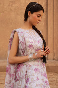 Cross Stitch | Eid Lawn Edit 25 | LILAC HINT by Cross Stitch - Designer Dress - Type: Ladies Clothes - Available at Libayah - 100% Original