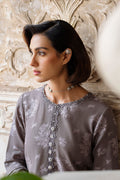 Cross Stitch | Eid Lawn Edit 25 | DESERT TAUPE by Cross Stitch - Designer Dress - Type: Ladies Clothes - Available at Libayah - 100% Original