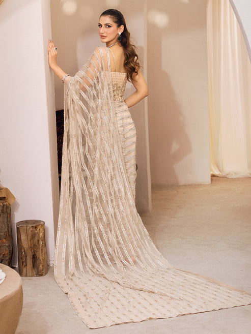 Epoque | Le Tresor Luxury Pret | ELANA by Epoque - Designer Dress - Type: Ladies Clothes - Available at Libayah - 100% Original