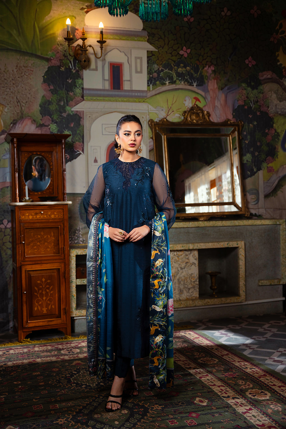 Saira Rizwan | Dahini Silk Pret | SIAN -SRLP03-25 by Saira Rizwan - Designer Dress - Type: Ladies Clothes - Available at Libayah - 100% Original