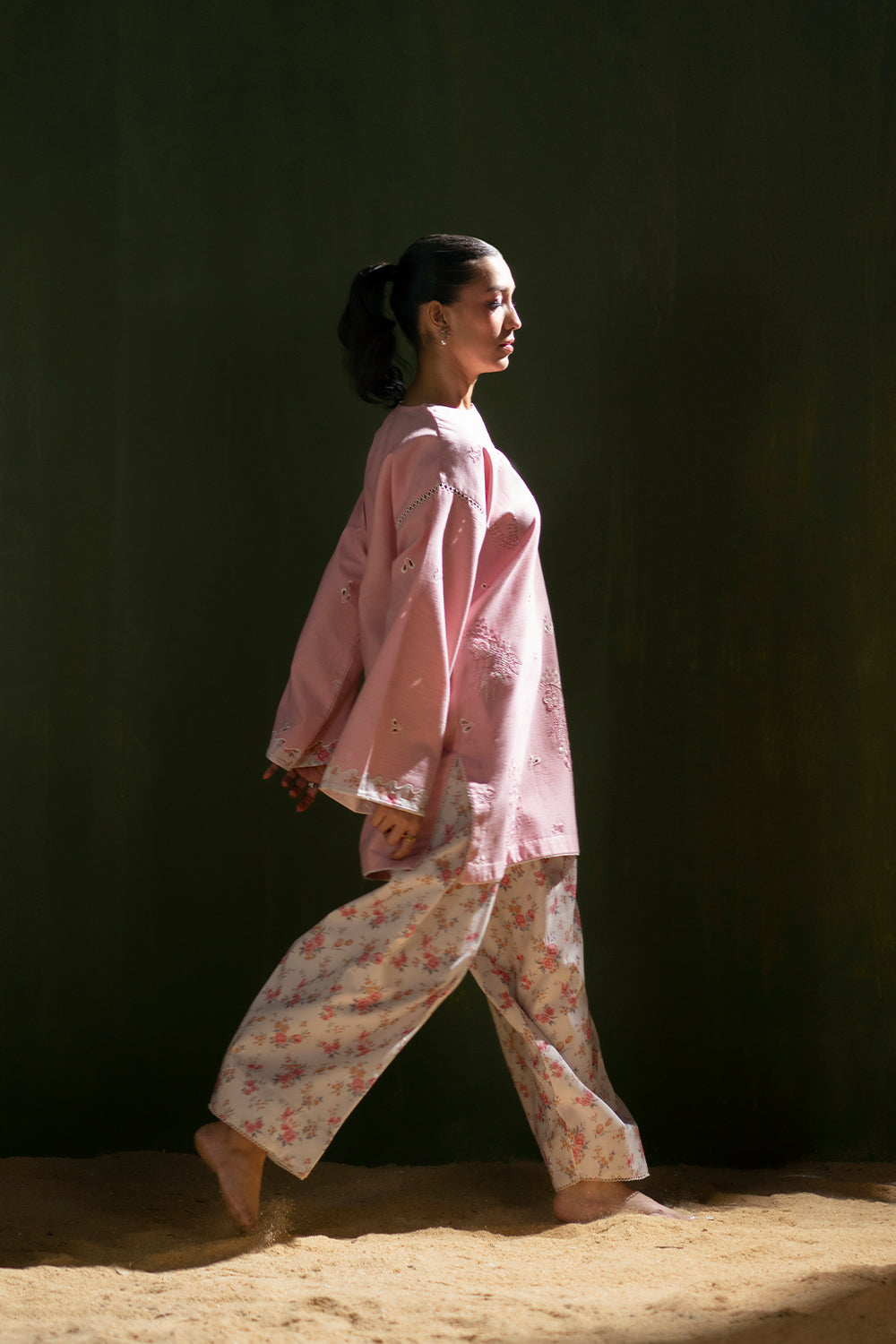 Saira Rizwan | Joolie Co ords | JOOLIE PINK - JBP25-08 by Saira Rizwan - Designer Dress  - Type : Ladies Clothes - Available at Libayah - 100% Original 