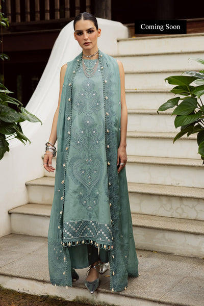 Marjjan | Lovella Winter 25 | MEV-43 B (ICE BLUE) by Marjjan - Designer Dress  - Type : Ladies Clothes - Available at Libayah - 100% Original 