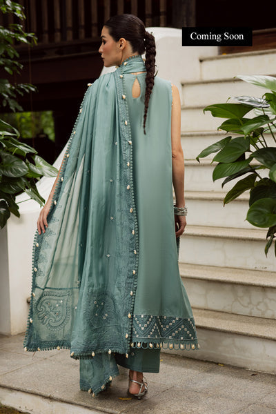 Marjjan | Lovella Winter 25 | MEV-43 B (ICE BLUE) by Marjjan - Designer Dress  - Type : Ladies Clothes - Available at Libayah - 100% Original 