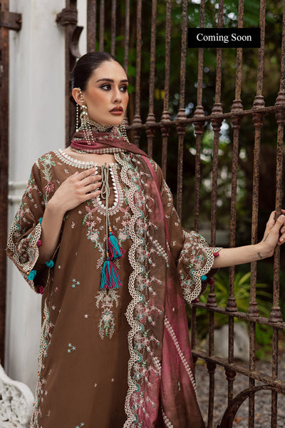 Marjjan | Lovella Winter 25 | MEV-47 B (COFFEE) by Marjjan - Designer Dress  - Type : Ladies Clothes - Available at Libayah - 100% Original 