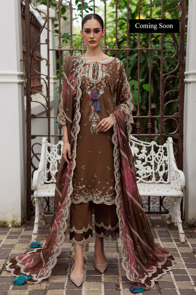 Marjjan | Lovella Winter 25 | MEV-47 B (COFFEE) by Marjjan - Designer Dress  - Type : Ladies Clothes - Available at Libayah - 100% Original 