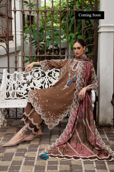 Marjjan | Lovella Winter 25 | MEV-47 B (COFFEE) by Marjjan - Designer Dress  - Type : Ladies Clothes - Available at Libayah - 100% Original 