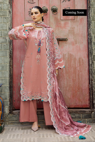 Marjjan | Lovella Winter 25 | MEV-47 A (PINK) by Marjjan - Designer Dress  - Type : Ladies Clothes - Available at Libayah - 100% Original 