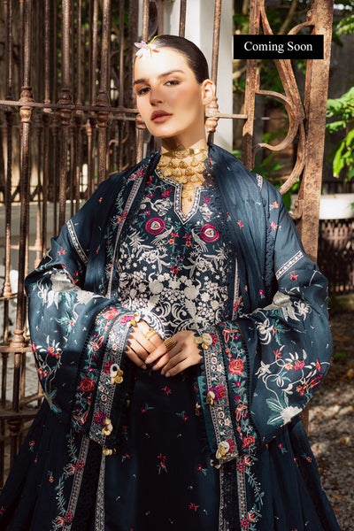 Marjjan | Lovella Winter 25 | MEV-46 B (BLUE) by Marjjan - Designer Dress  - Type : Ladies Clothes - Available at Libayah - 100% Original 