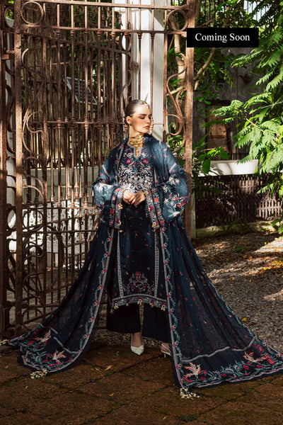 Marjjan | Lovella Winter 25 | MEV-46 B (BLUE) by Marjjan - Designer Dress  - Type : Ladies Clothes - Available at Libayah - 100% Original 