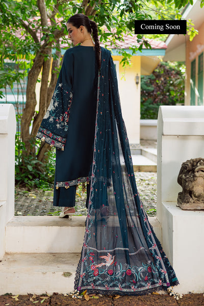 Marjjan | Lovella Winter 25 | MEV-46 B (BLUE) by Marjjan - Designer Dress  - Type : Ladies Clothes - Available at Libayah - 100% Original 