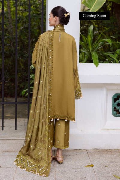 Marjjan | Lovella Winter 25 | MEV-43 A (OLIVE) by Marjjan - Designer Dress  - Type : Ladies Clothes - Available at Libayah - 100% Original 