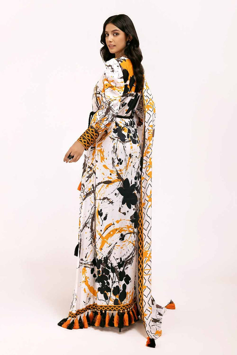 Gul Ahmed | Winter Collection 24 | Linen Suit LT-42006 by Gul Ahmed - Designer Dress - Type: Ladies Clothes - Available at Libayah - 100% Original