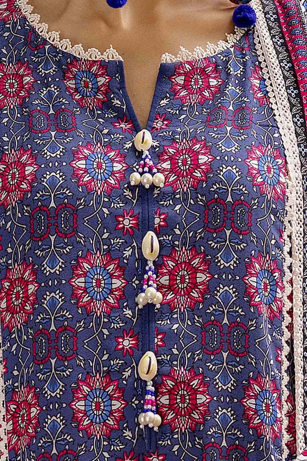 Gul Ahmed | Winter Collection 24 | Linen Suit LT-42008 by Gul Ahmed - Designer Dress - Type: Ladies Clothes - Available at Libayah - 100% Original