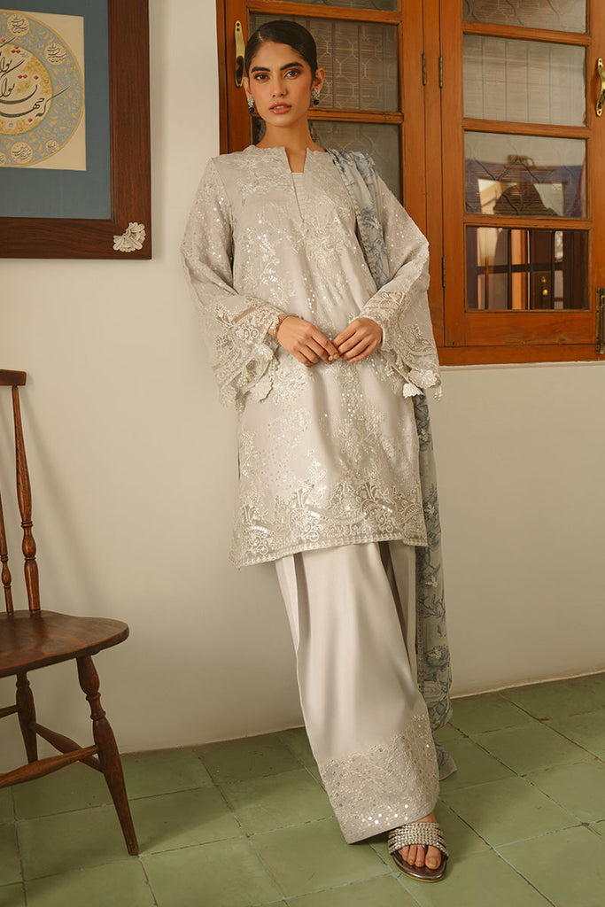 Cross Stitch | Luxe Atelier 25 | GRAY DAWN by Cross Stitch - Designer Dress - Type: Ladies Clothes - Available at Libayah - 100% Original