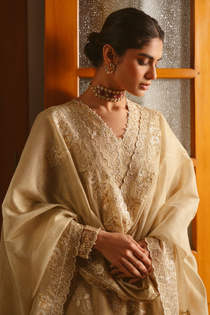 Cross Stitch | Luxe Atelier 25 | GOLDEN AURA by Cross Stitch - Designer Dress - Type: Ladies Clothes - Available at Libayah - 100% Original
