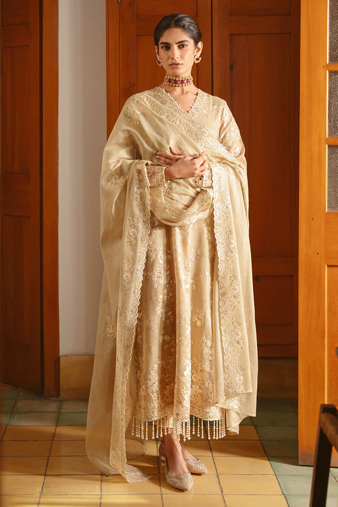 Cross Stitch | Luxe Atelier 25 | GOLDEN AURA by Cross Stitch - Designer Dress - Type: Ladies Clothes - Available at Libayah - 100% Original