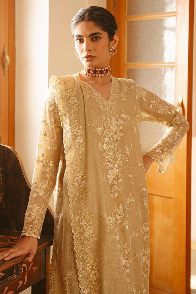 Cross Stitch | Luxe Atelier 25 | GOLDEN AURA by Cross Stitch - Designer Dress - Type: Ladies Clothes - Available at Libayah - 100% Original