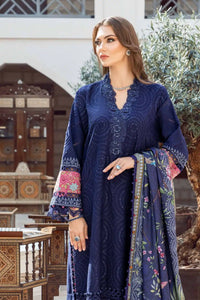 Maria B | M Prints Winter 23 | MPT-2001-B by Maria B - Designer Dress  - Type : Ladies Clothes - Available at Libayah - 100% Original 