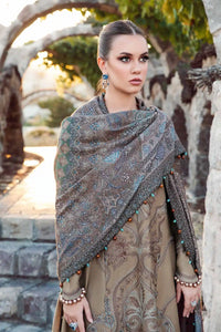 Maria B | M Prints Winter 23 | MPT-2003-A by Maria B - Designer Dress  - Type : Ladies Clothes - Available at Libayah - 100% Original 