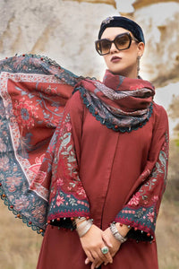 Maria B | M Prints Winter 23 | MPT-2005-A by Maria B - Designer Dress  - Type : Ladies Clothes - Available at Libayah - 100% Original 