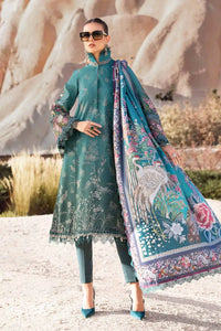 Maria B | M Prints Winter 23 | MPT-2007-B by Maria B - Designer Dress  - Type : Ladies Clothes - Available at Libayah - 100% Original 